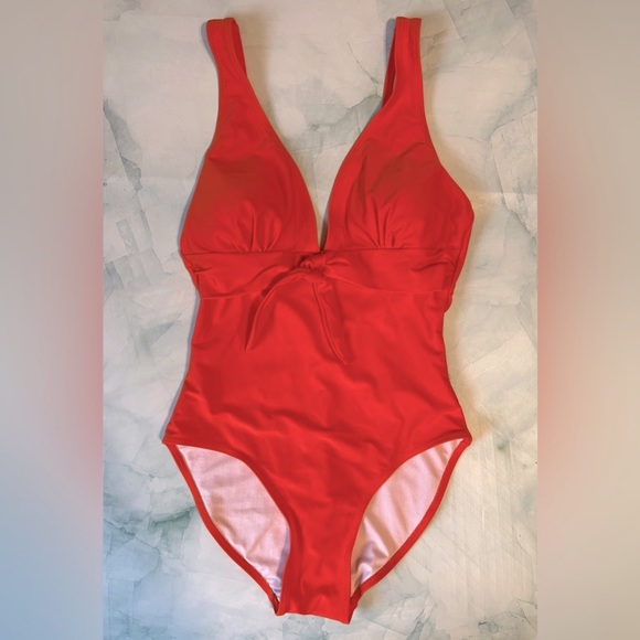 Mami Couture orange one piece swimsuit small (6-8) - Picture 8 of 13
